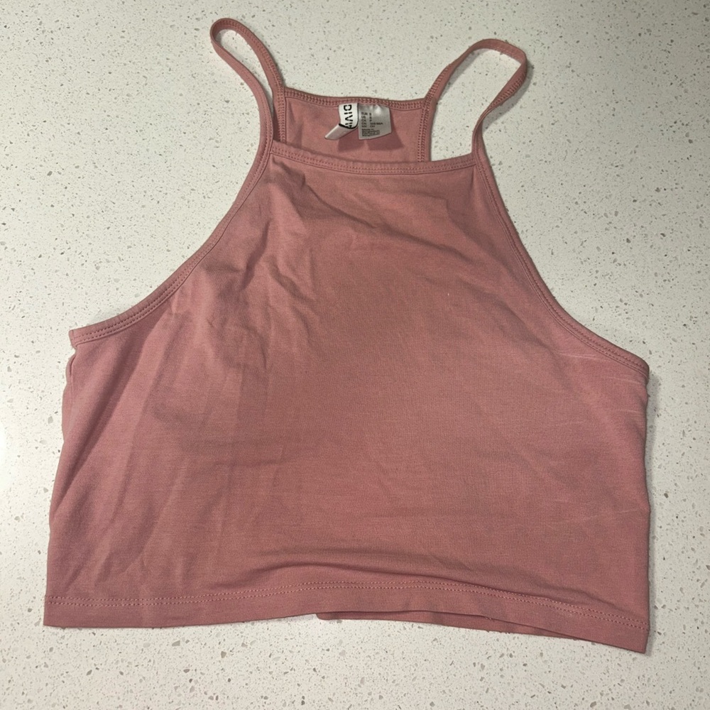Divided Dusty Rose Tank Top